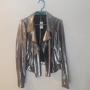 Silver Metallic Express Jacket